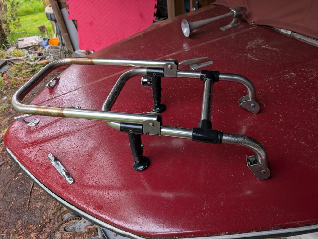 RVS Boottrap / Zwemtrap , boot , retro,  vintage, Watersport en Boten, Ophalen, Gebruikt, Overige typen