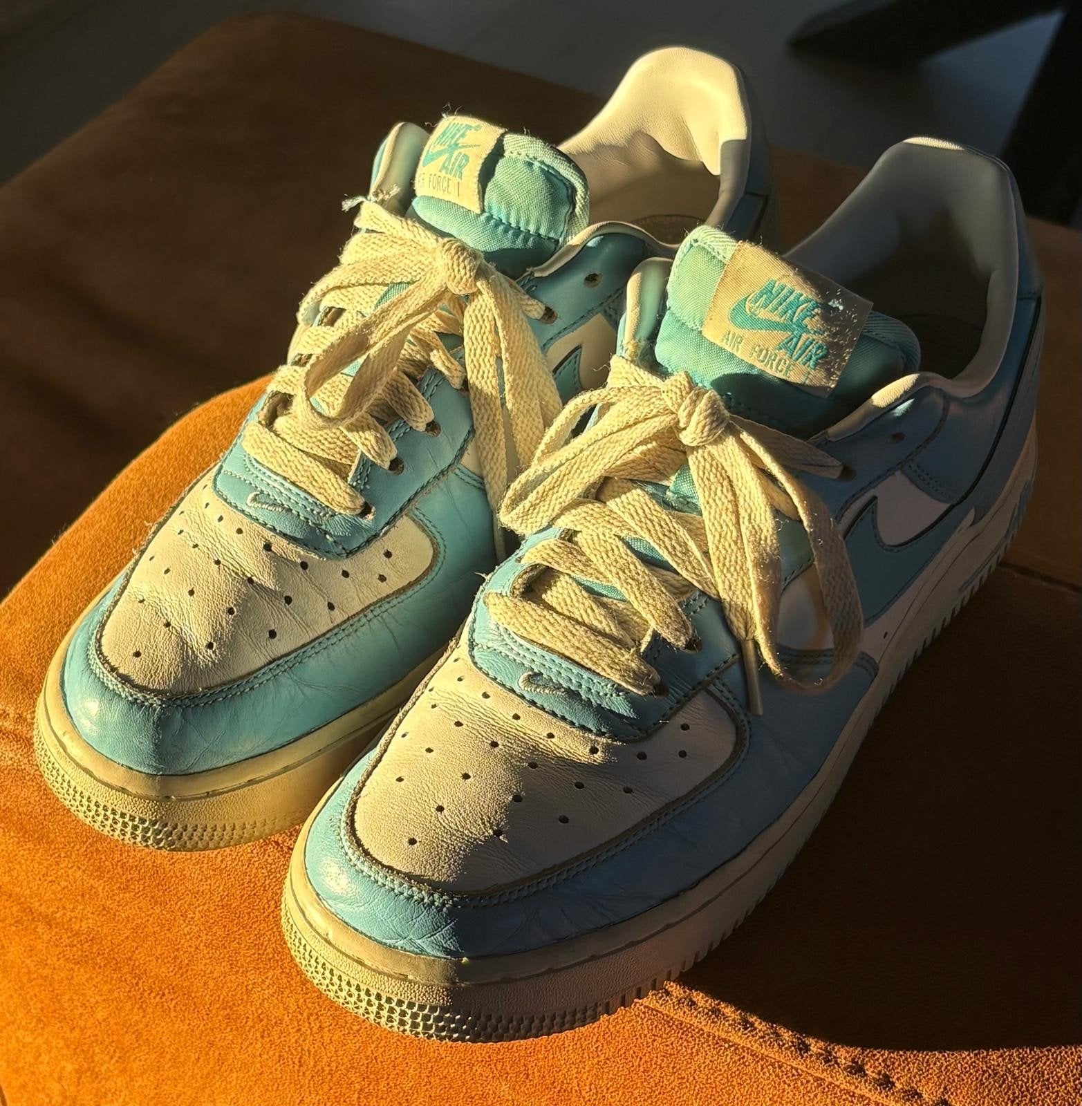 Vintage Nike air Colgate blue (ongeveer 10 jaar oud), Ophalen, Blauw, Nike, Sneakers of Gympen
