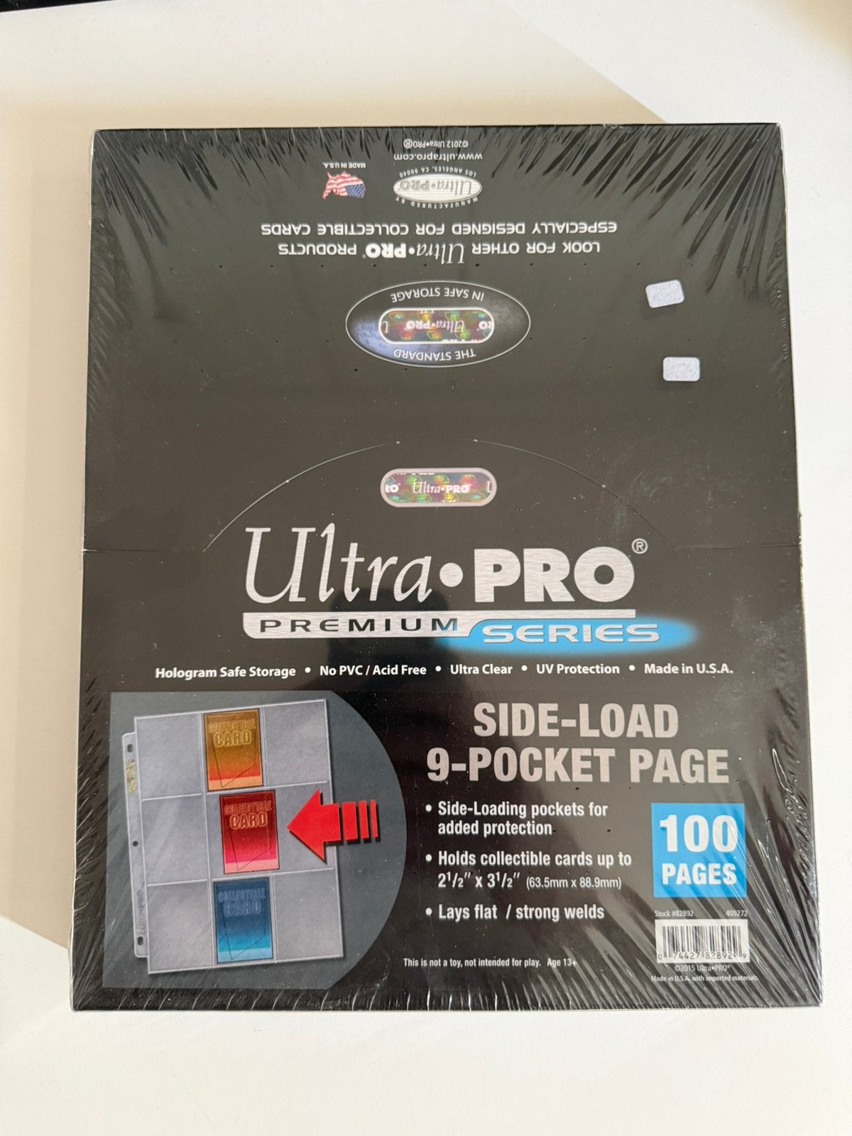 Ultra-Pro Side-Load 9-Pocket (geseald 100 pages), Verzenden, Nieuw, Overige typen
