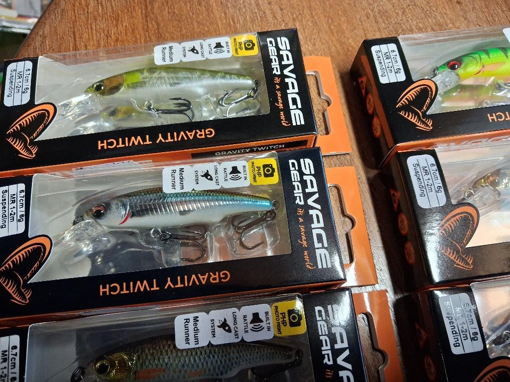 Gravity Twich (Savage Gear) Twitchbaits...6.7cm/8 gram, Tinstraat, Savage Gear, Overige typen, Nieuw