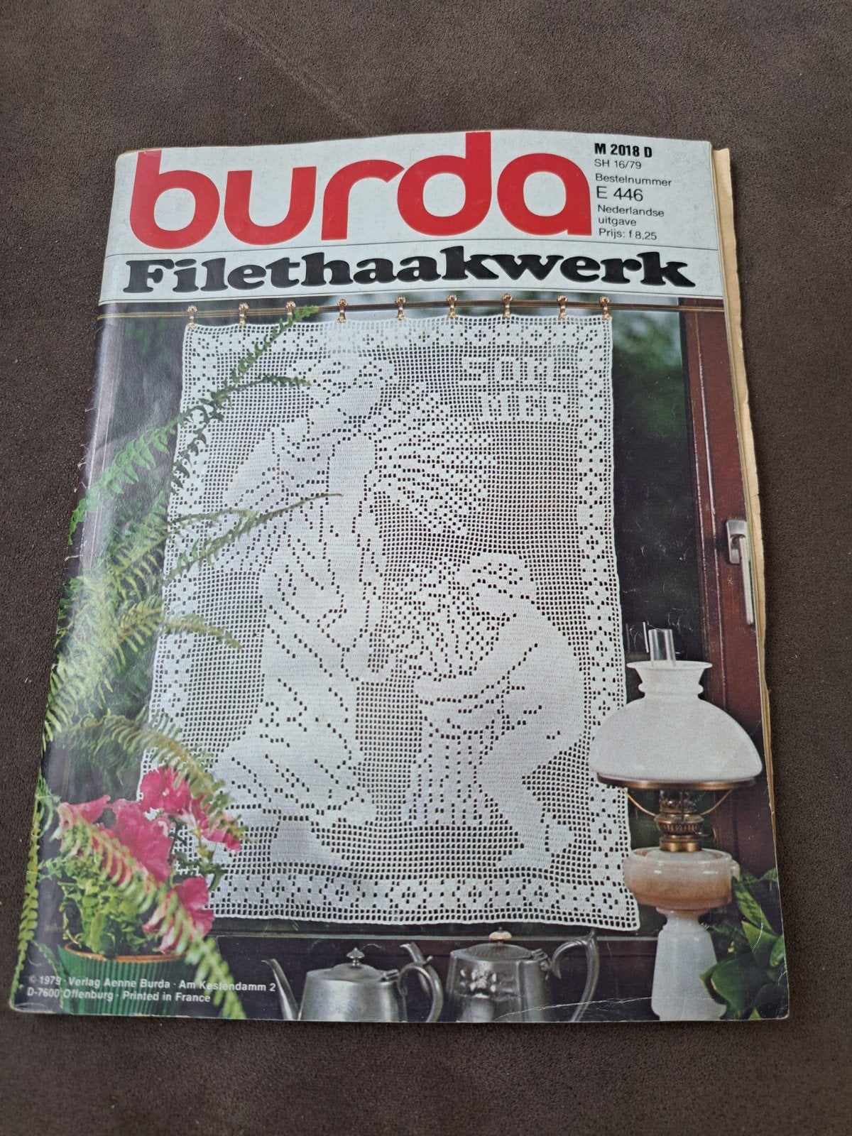 Burda Filethaakwerk Boek - Pauw & Diverse Patronen, Ophalen of Verzenden