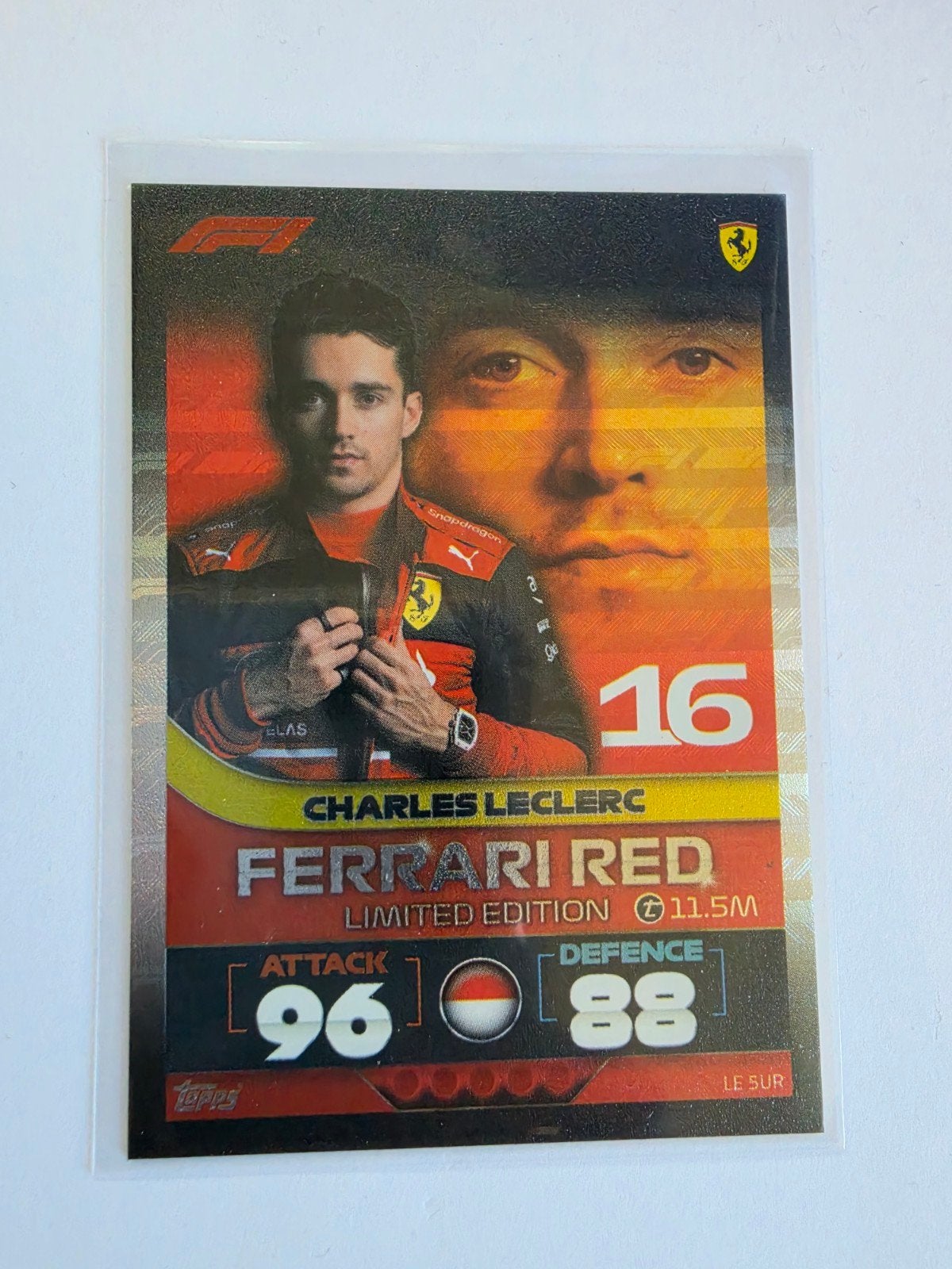 Charles Leclerc Ferrari Red Limited Edition LE 5UR, Ophalen of Verzenden, Zo goed als nieuw, Formule 1