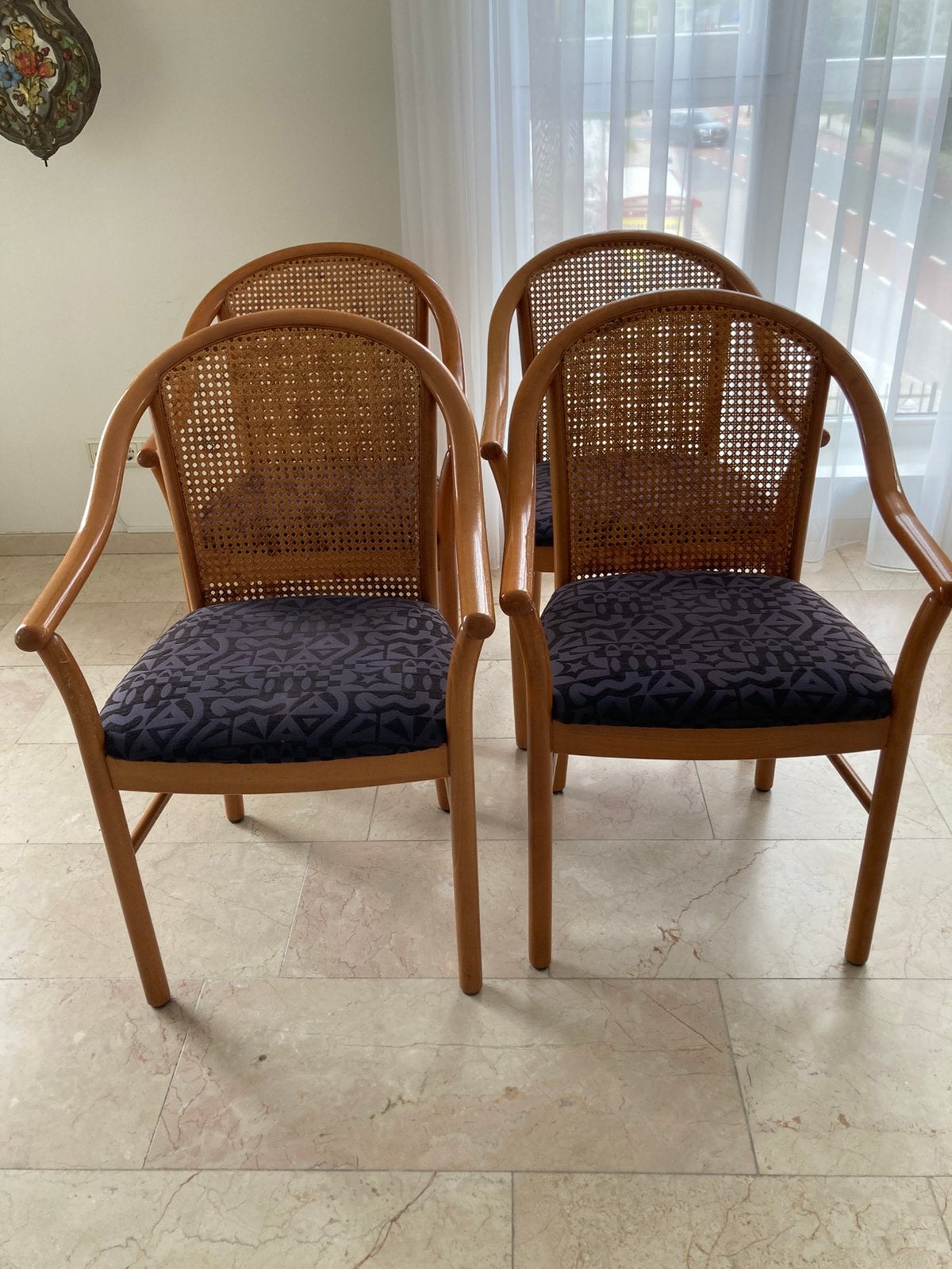 Eetkamerstoelen, Huis en Inrichting, Stoelen, Ophalen, Overige materialen, Gebruikt, Bruin