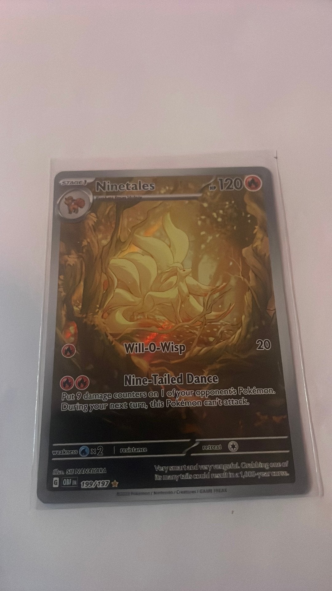 Ninetales obf 199, Ophalen of Verzenden, Zo goed als nieuw