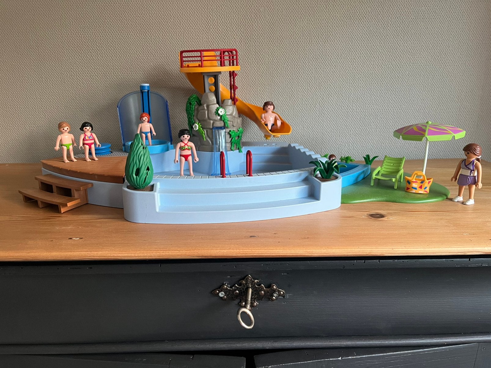 Playmobil 4858 Zwembad, Complete set, Ophalen of Verzenden, Summer fun, Zo goed als nieuw
