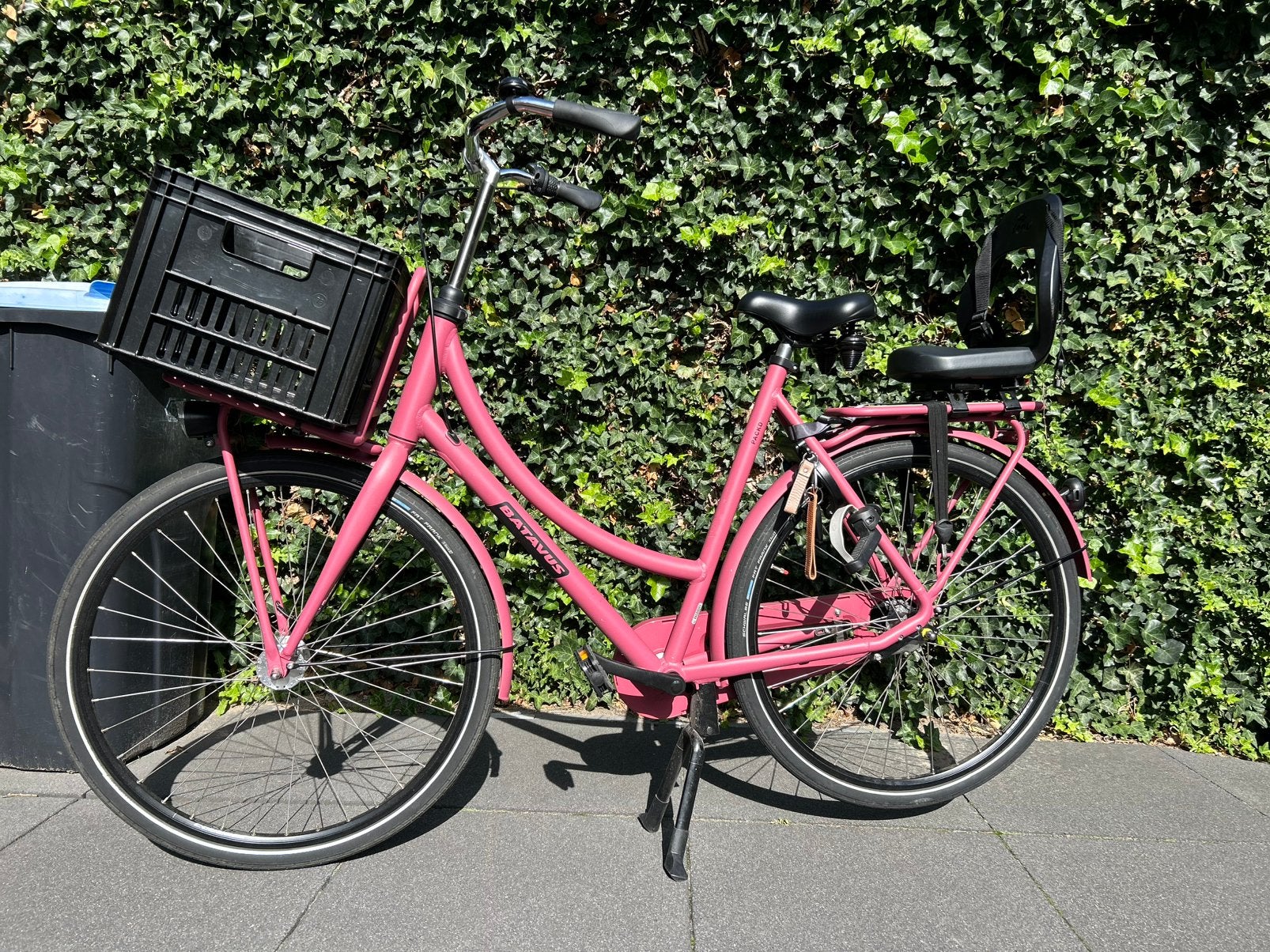 Batavus damesfiets roze, Fietsen en Brommers, Ophalen, Terugtraprem, Versnellingen, Batavus
