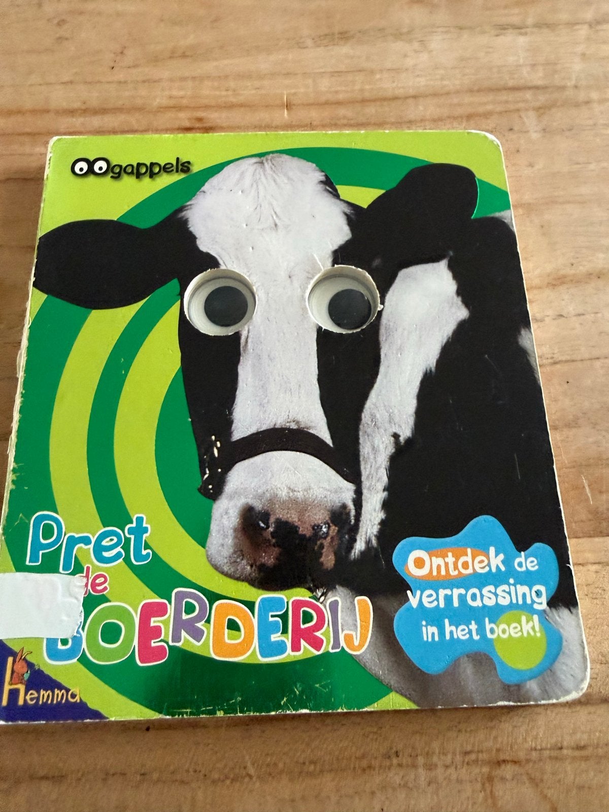 Prentenboek Pret op de Boerderij met wiebelogen, Gelezen, Non-fictie, Jongen of Meisje, Ophalen of Verzenden