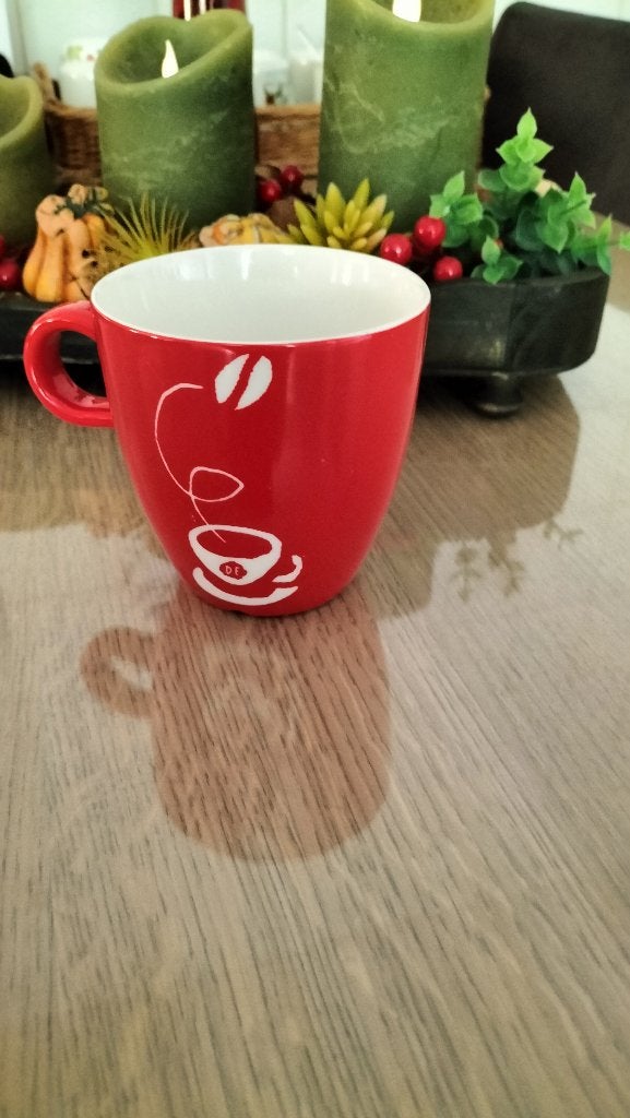 Aparte grote Douwe Egberts mok - nieuw, Ophalen of Verzenden, Nieuw, Overige stijlen, Kop(pen) en/of Schotel(s)