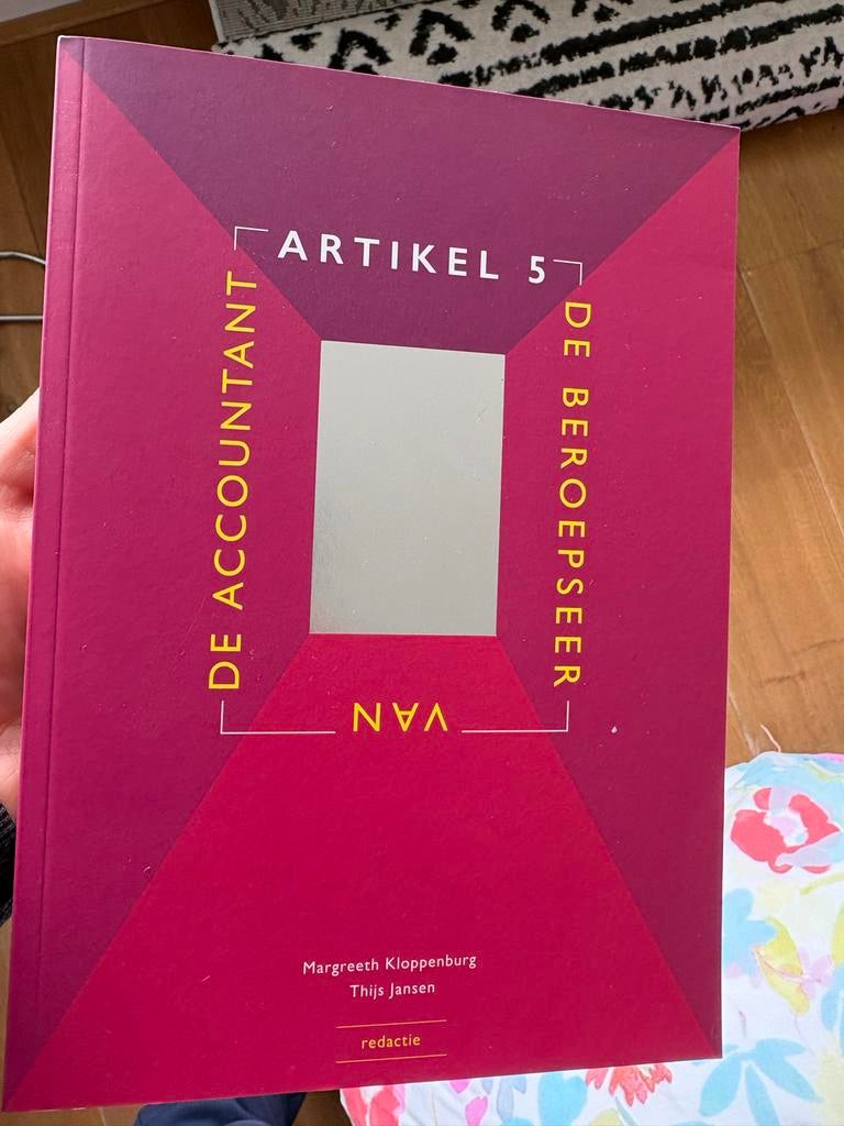 Boek De beroepseed van de Accountant, Boeken, Ophalen of Verzenden, Zo goed als nieuw, Accountancy en Administratie