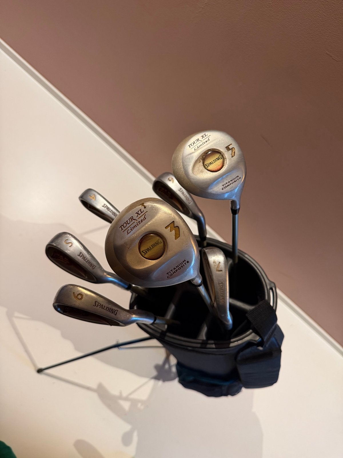 Spalding Tour XL Limited 8-delige golfset met tas, Ophalen, Gebruikt, Set, Overige merken