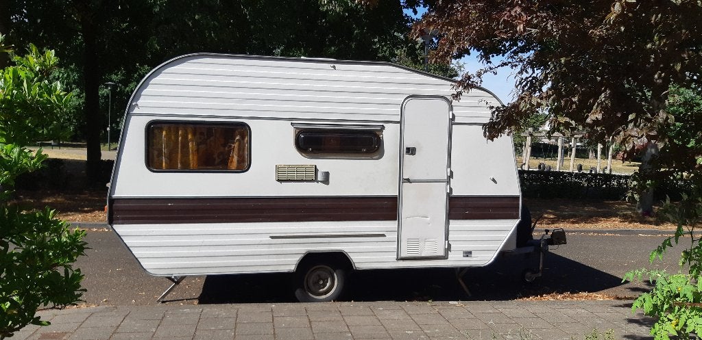 Vintage retro Dickson caravan, Caravans en Kamperen, Kleine zit, Tot en met 3, Particulier, 4 tot 5 meter