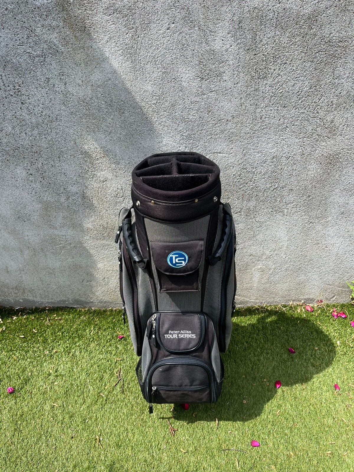 Peter Allis cart bag tour series, Sport en Fitness, Golf, Ophalen, Zo goed als nieuw, Tas