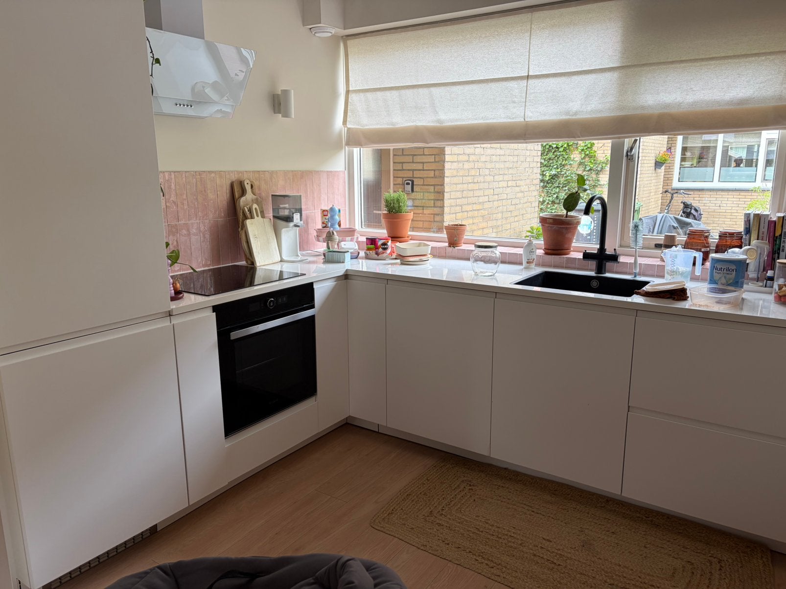 Voxtorp greeploze mat witte ikea keuken fronten, Ophalen of Verzenden, Zo goed als nieuw, Wit