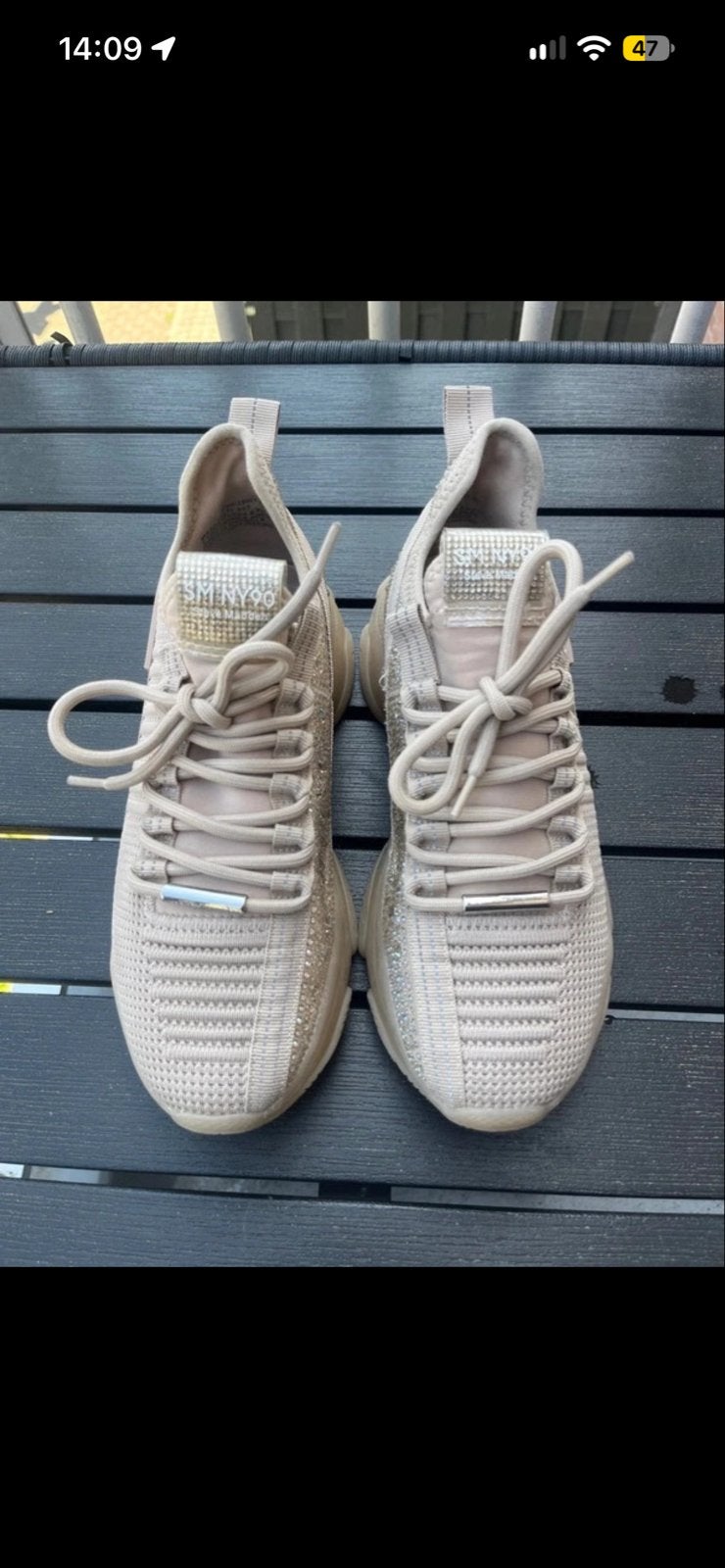 Steve Madden Sneakers Maat 39 - Zo goed als nieuw, Kleding | Dames, Ophalen of Verzenden, Zo goed als nieuw, Beige, Sneakers of Gympen