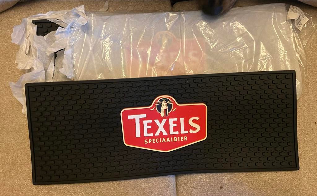 Texels Speciaalbier bar mat / biermat, Verzamelen, Ophalen of Verzenden, Nieuw, Reclamebord, Plaat of Schild, Overige merken