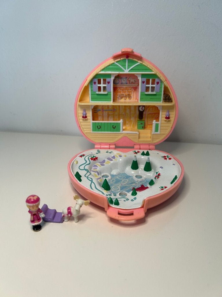 Vintage Polly Pocket Heidi's Alpine Chalet 1989, Ophalen of Verzenden, Gebruikt