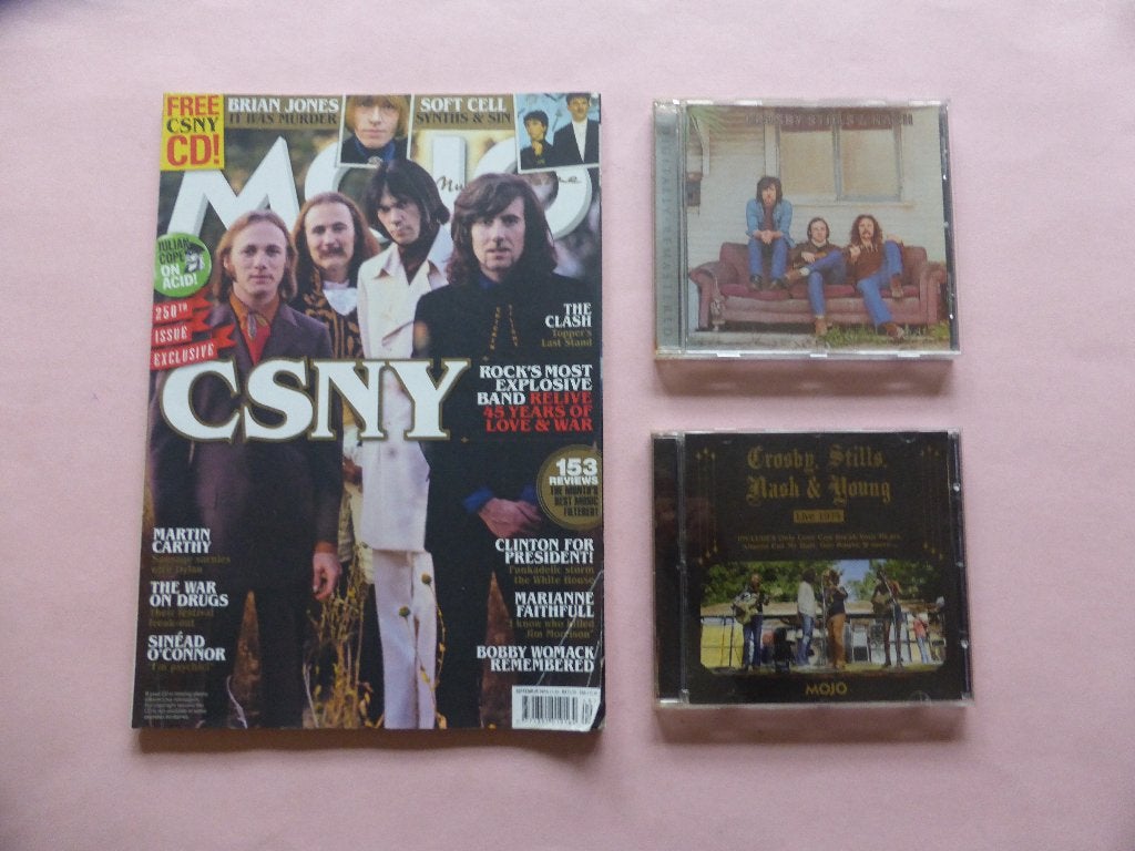 Crosby, Stills, Nash (and Young) Mojo Special + 2CD's, Cd's en Dvd's, Ophalen of Verzenden, Gebruikt, Met bonustracks