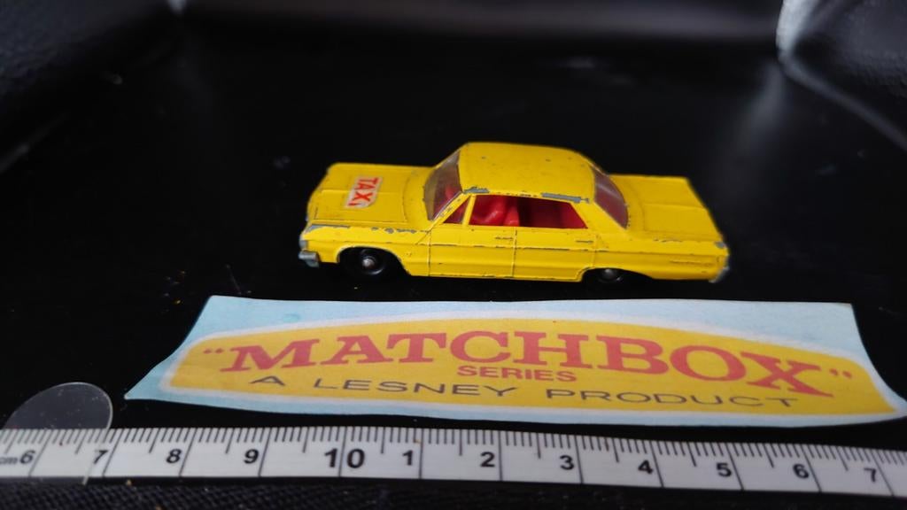 Lesney Regular Serie nr.20 Chevrolet Impala Taxi, Ophalen of Verzenden, Gebruikt, Auto, Lesney