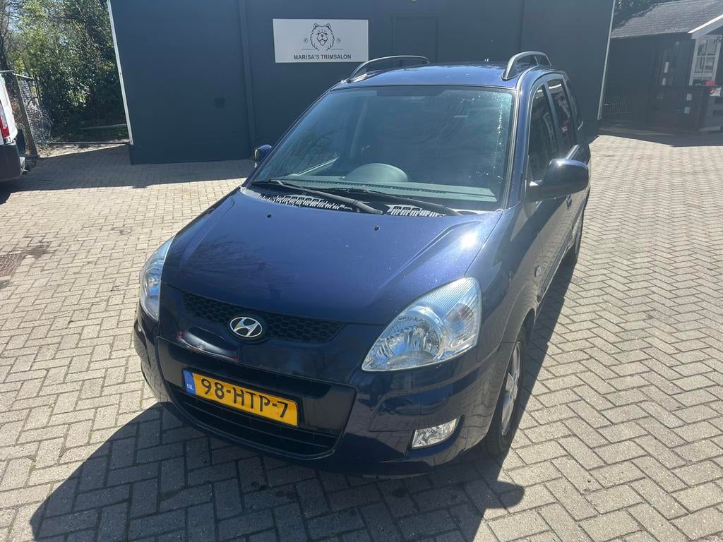 Hyundai Matrix 1.6 2009 Blauw, Auto's, Voorwielaandrijving, Matrix, Stof, 4 cilinders