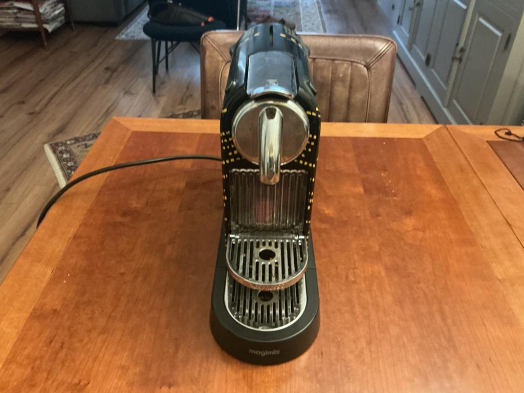 Nespresso Magimix New York Taxi Koffiezetapparaat, Witgoed en Apparatuur, Koffiezetapparaten, Ophalen, Gebruikt, Espresso apparaat