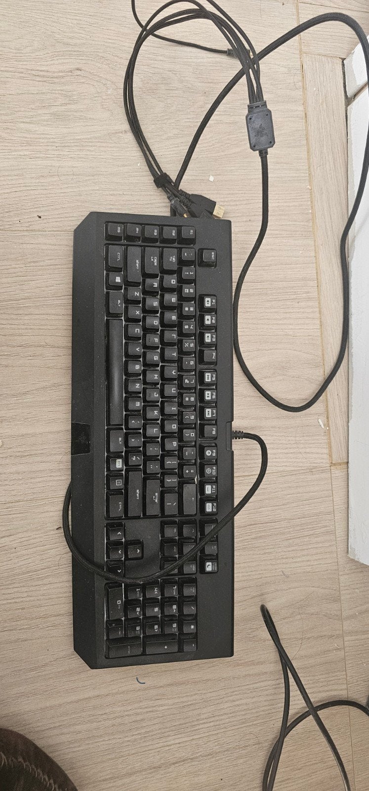 Razer BlackWidow Chroma Gaming Toetsenbord - Groene Switches, Ophalen of Verzenden, Gebruikt, Bedraad, Razer BlackWidow