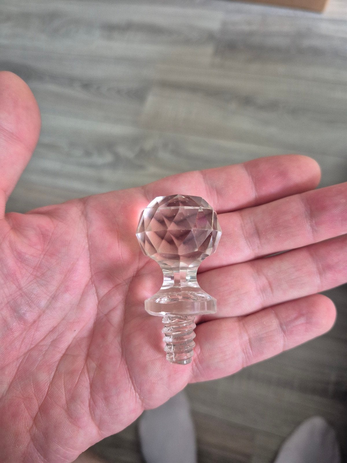 Kristallen Flesstopper - Facetgeslepen, Ophalen of Verzenden