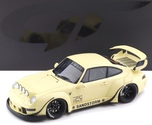 Porsche 911 (993) RWB 2023 Rauh-Welt "Sandstorm SABDS" 1:18, Overige merken, Tschuiten@hotmail.com, Auto, Frankrijk