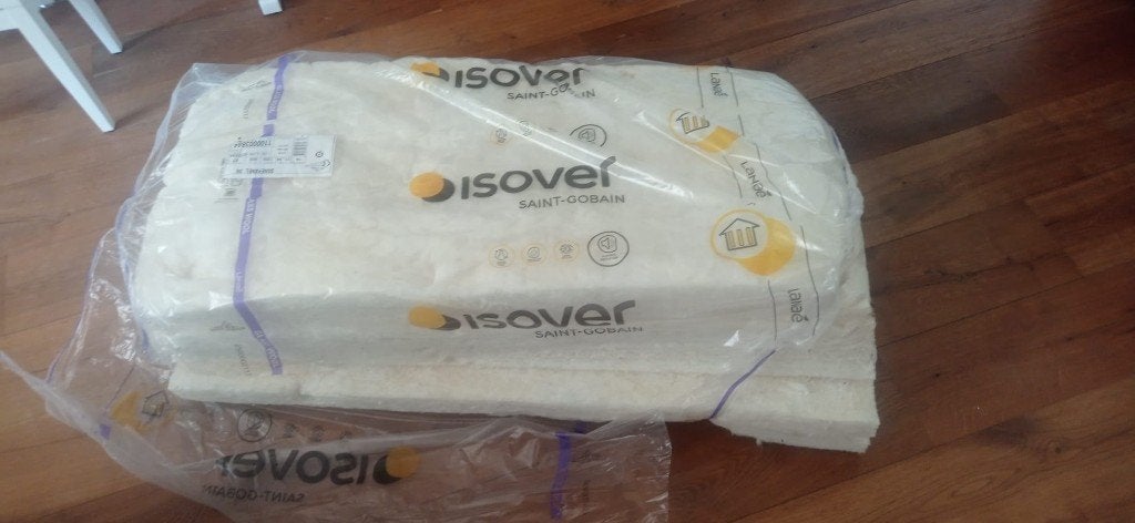 Glaswol isolatie > 5,5 m2, Ophalen, 4 tot 8 cm, Dakisolatie, Nieuw