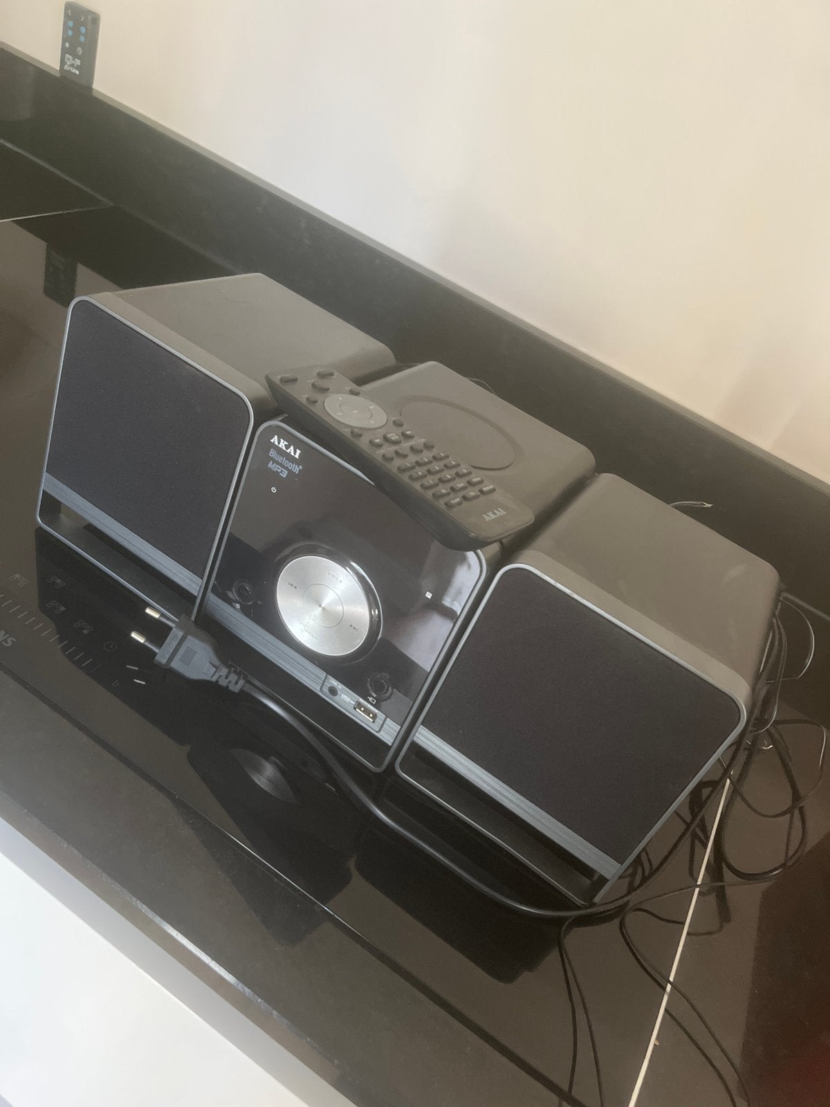 Akai geluidsinstallatie met Bluetooth en MP3-aansluiting, Gebruikt, Ophalen of Verzenden, Microset, Akai