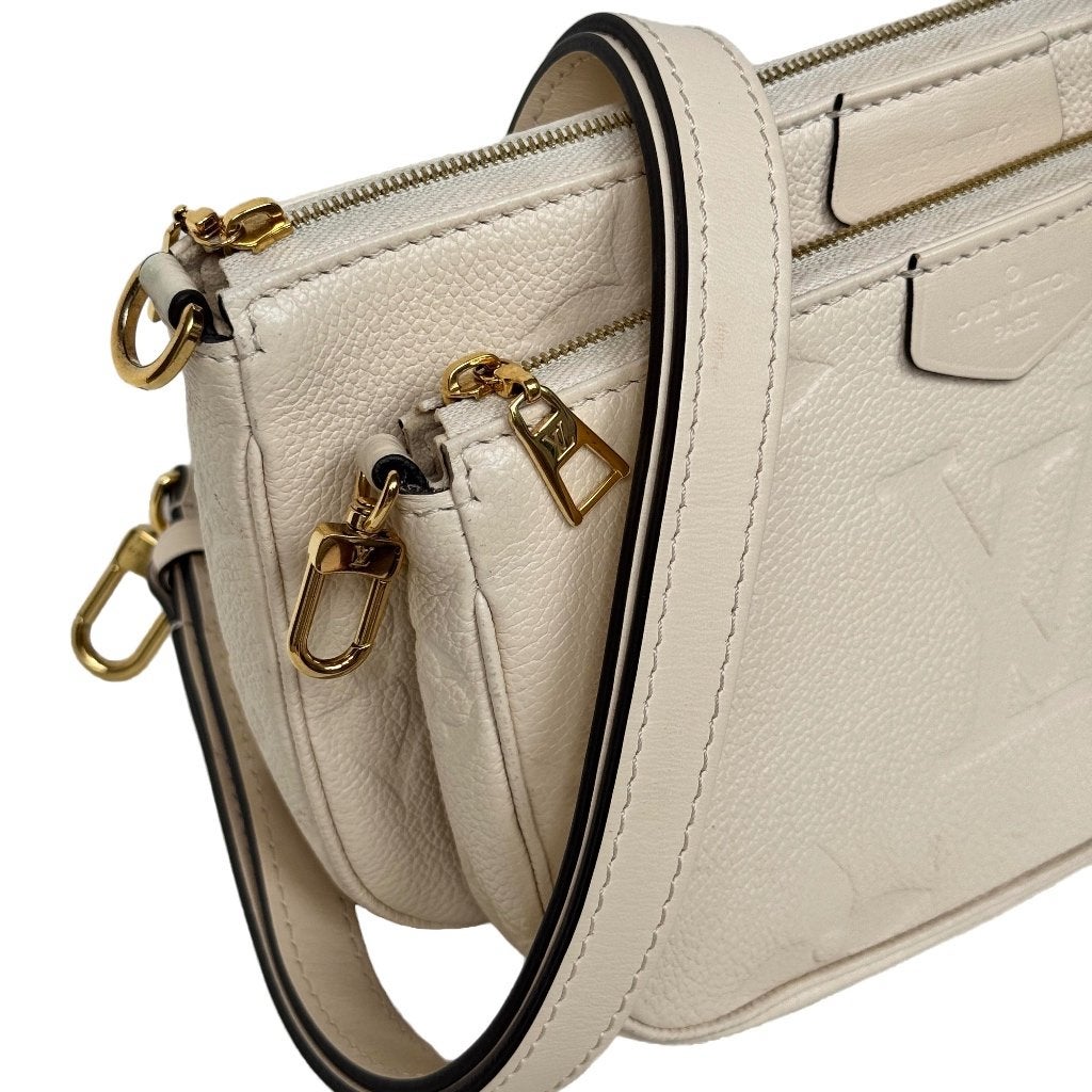 Louis Vuitton multi pochette creme beige crossbody tas multi image 8