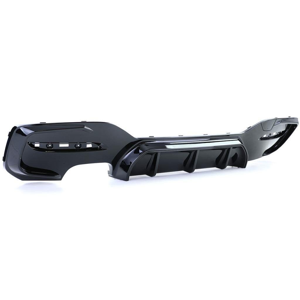 Diffuser Glans Zwart Dubbele Uitlaat Links Voor Bmw 1 Serie, Verzenden, Automotive Parts, A.parts@hotmail.nl, Trasmolenlaan 12 3447 GZ Woerden