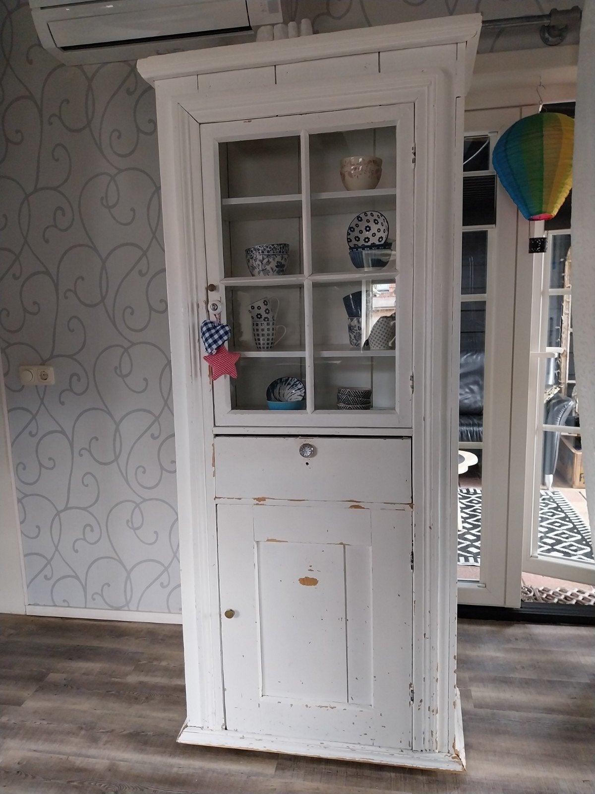 Oude Franse kast, Ophalen, Gebruikt, 50 tot 100 cm, 150 tot 200 cm