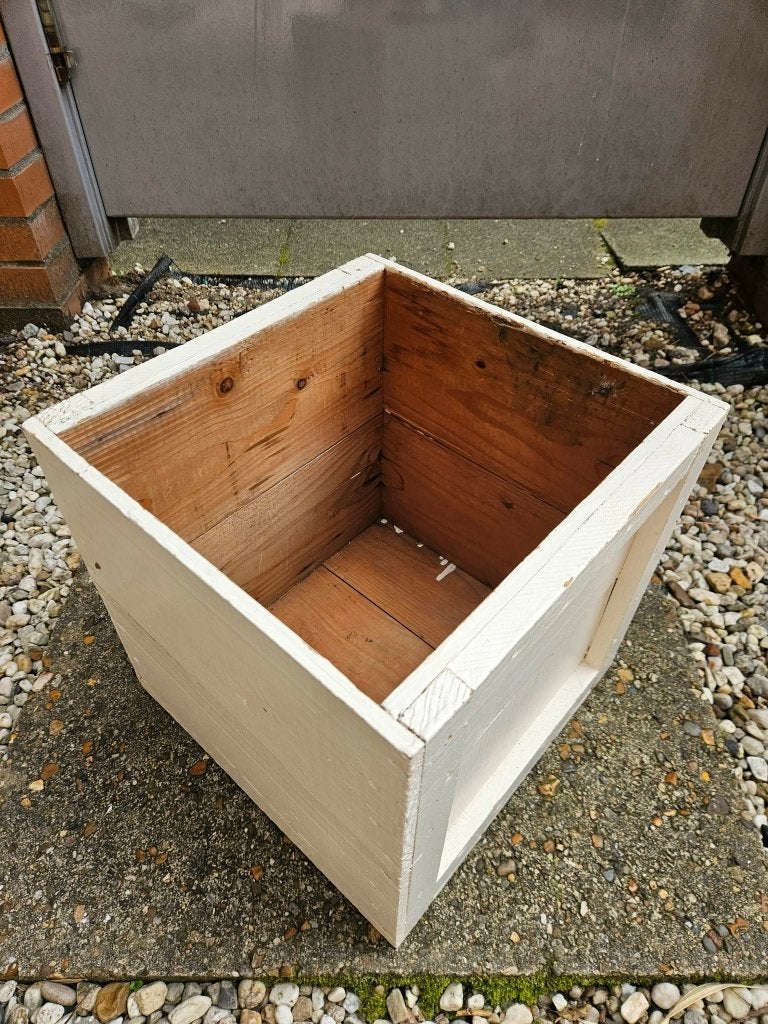 Houten doos 30*30*30 cm, Minder dan 50 cm, Minder dan 50 cm, Ophalen of Verzenden, Zo goed als nieuw