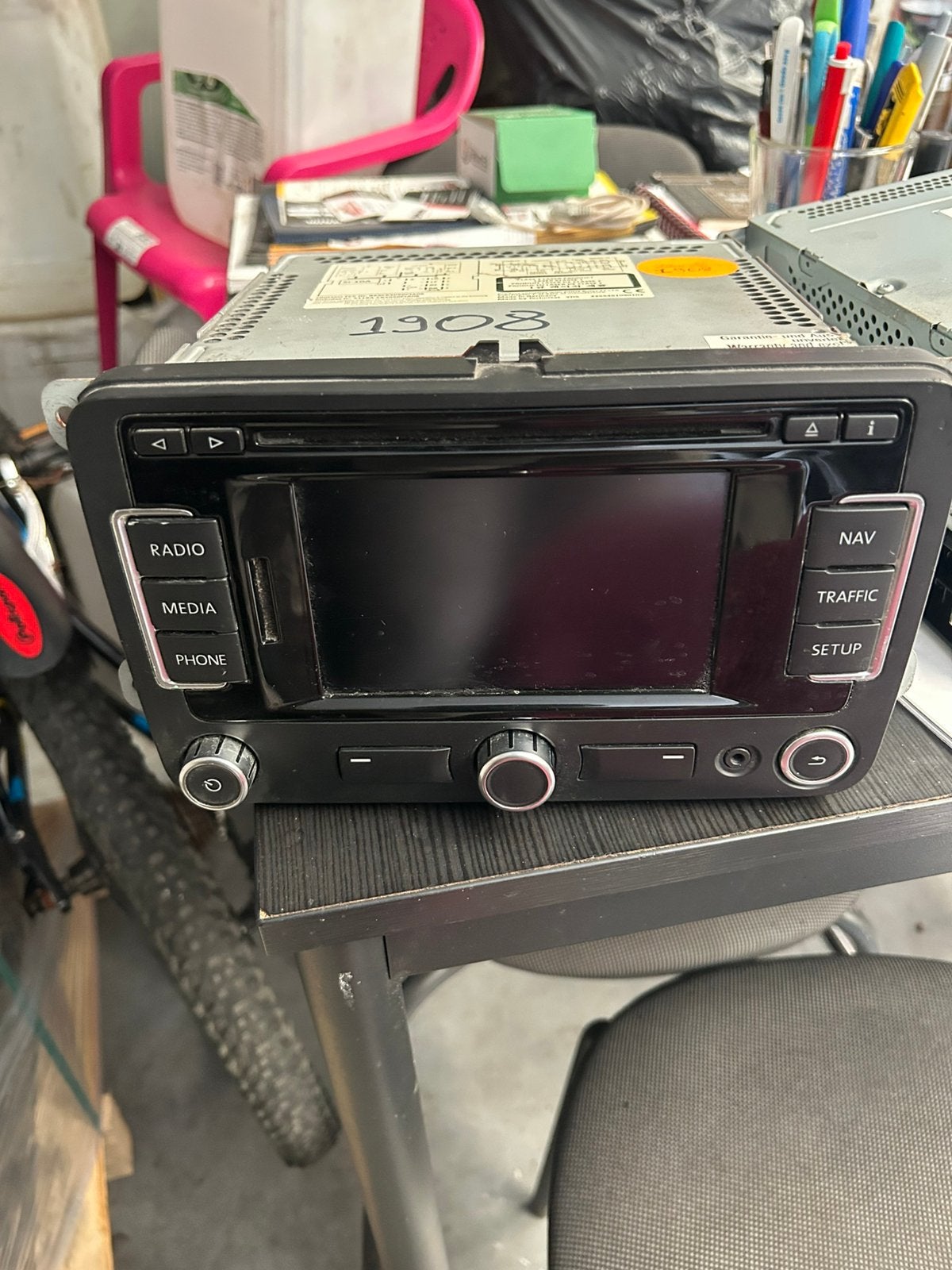 Rns 315 radio skoda /wv /seat, Ophalen of Verzenden, Zo goed als nieuw