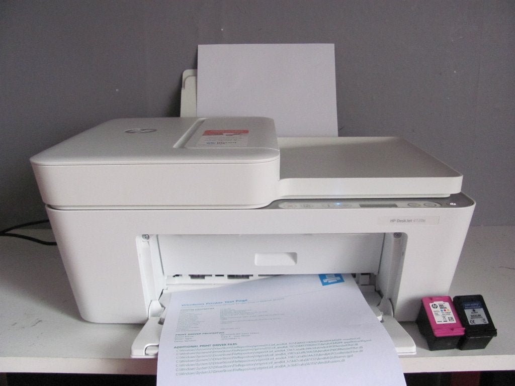 HP deskjet 4120e met inkt(305) kleur redelijk vol, Kleur printen, Inkjetprinter, All-in-one, Draadloos