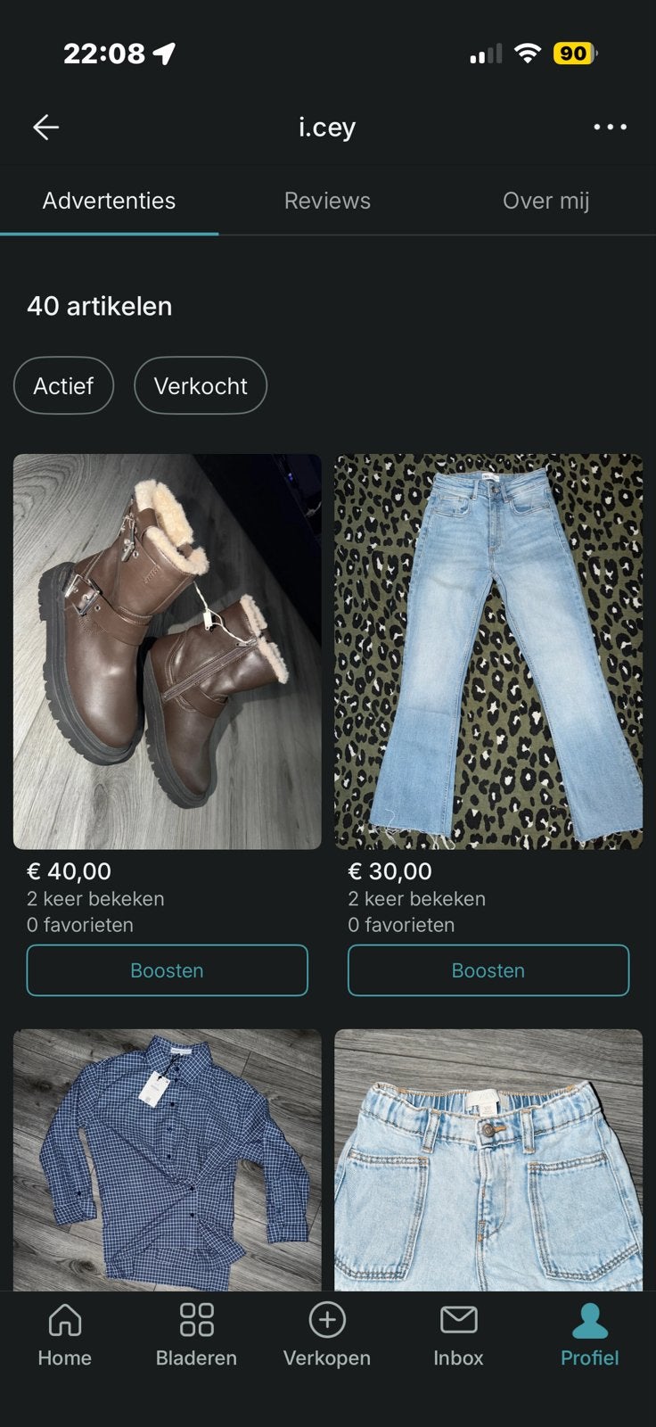 VINTED : I.CEY, Ophalen of Verzenden, Gedragen, Roze, Slippers