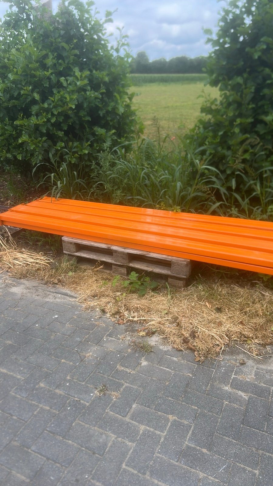 Oranje stijger liggers - Zo goed als nieuw, Ophalen of Verzenden