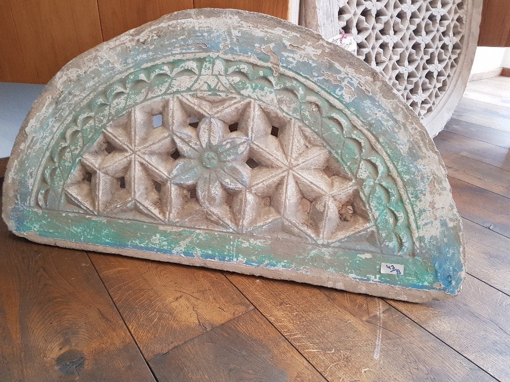 VINTAGE> 18E-EEUWS JALI PANEEL RAAM 47X89 CM, Ophalen