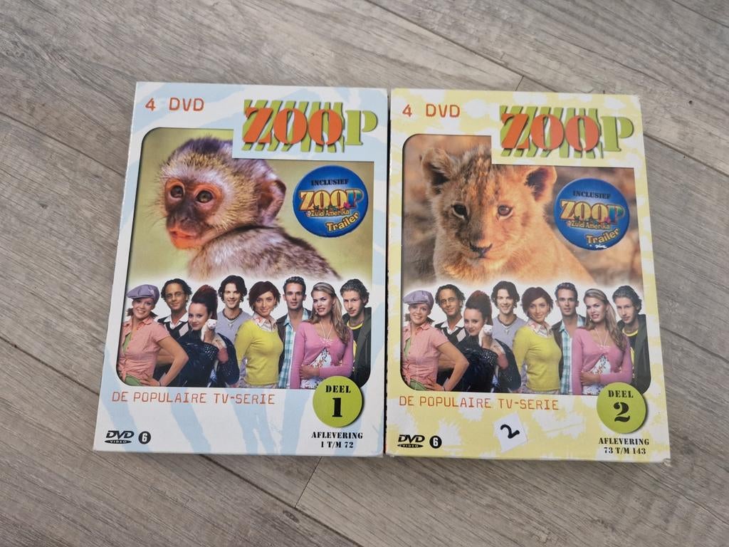 Dvd film box zoop afleveringen 143 deel 1 2 serie dieren, Alle leeftijden, Ophalen of Verzenden, Zo goed als nieuw, Tv fictie