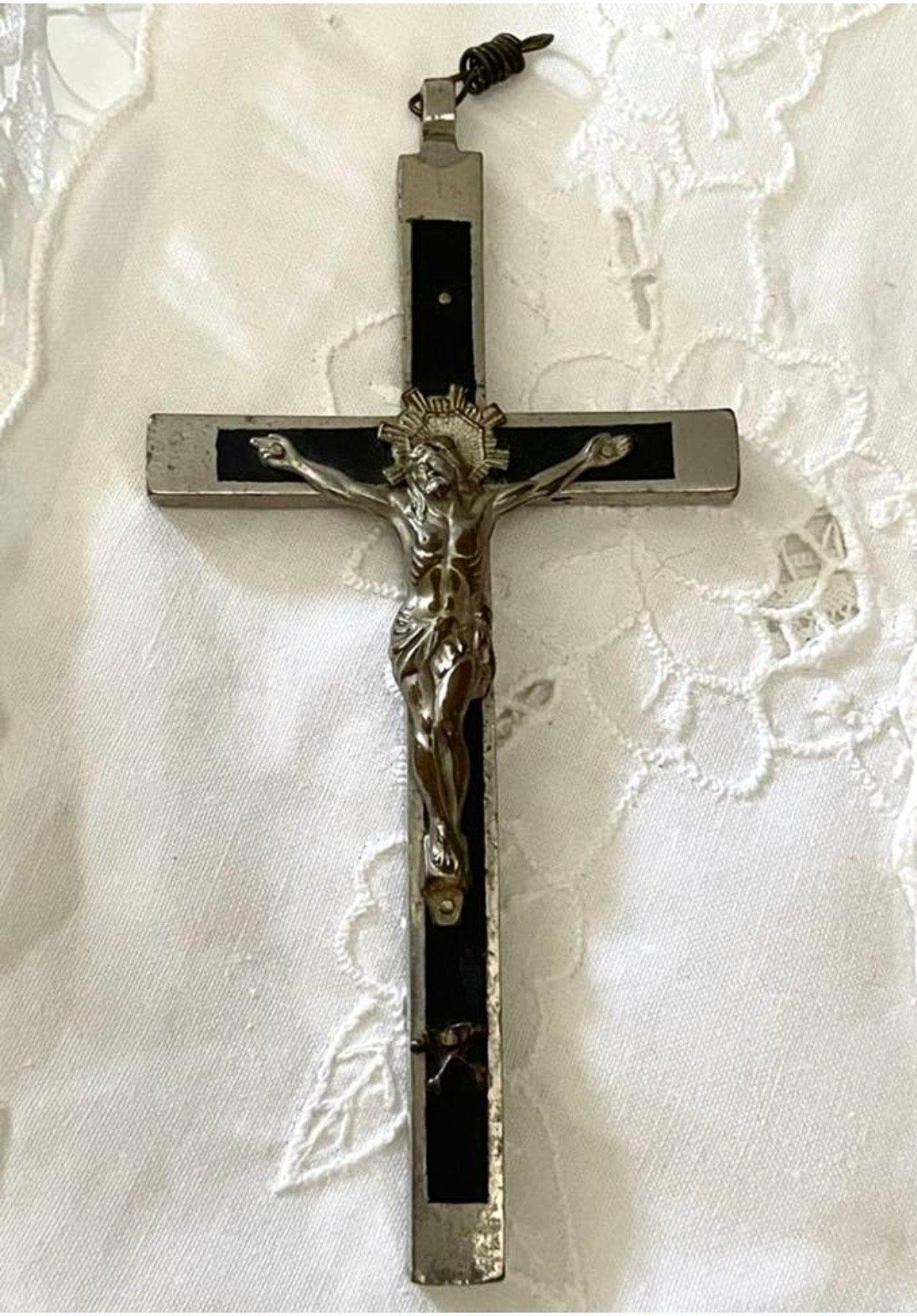 Vintage Kruisbeeld - 13 cm, Ophalen of Verzenden