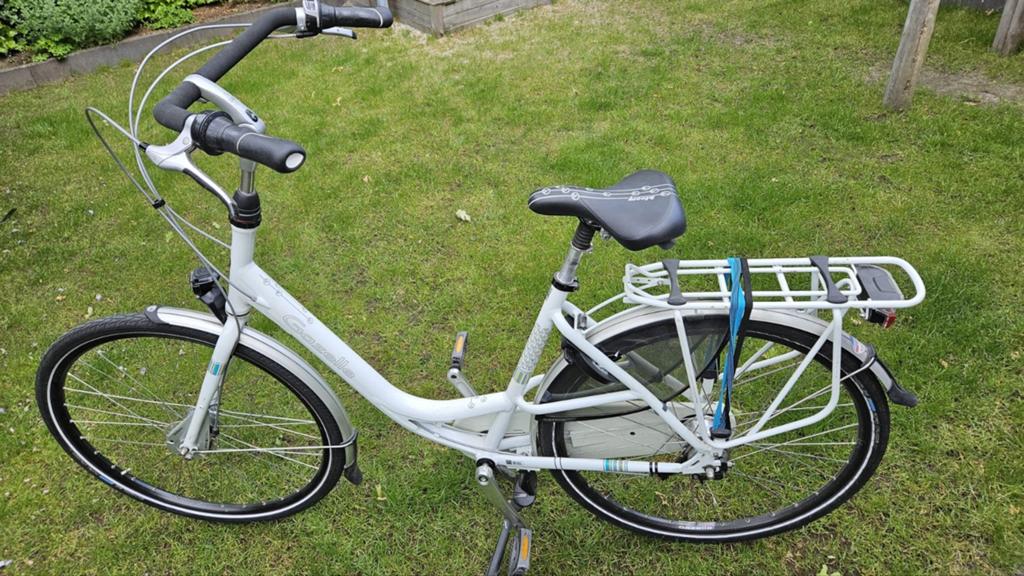 Gazelle Bloom D53 moederfiets wit, 50 tot 53 cm, Ophalen, Gebruikt, Gazelle