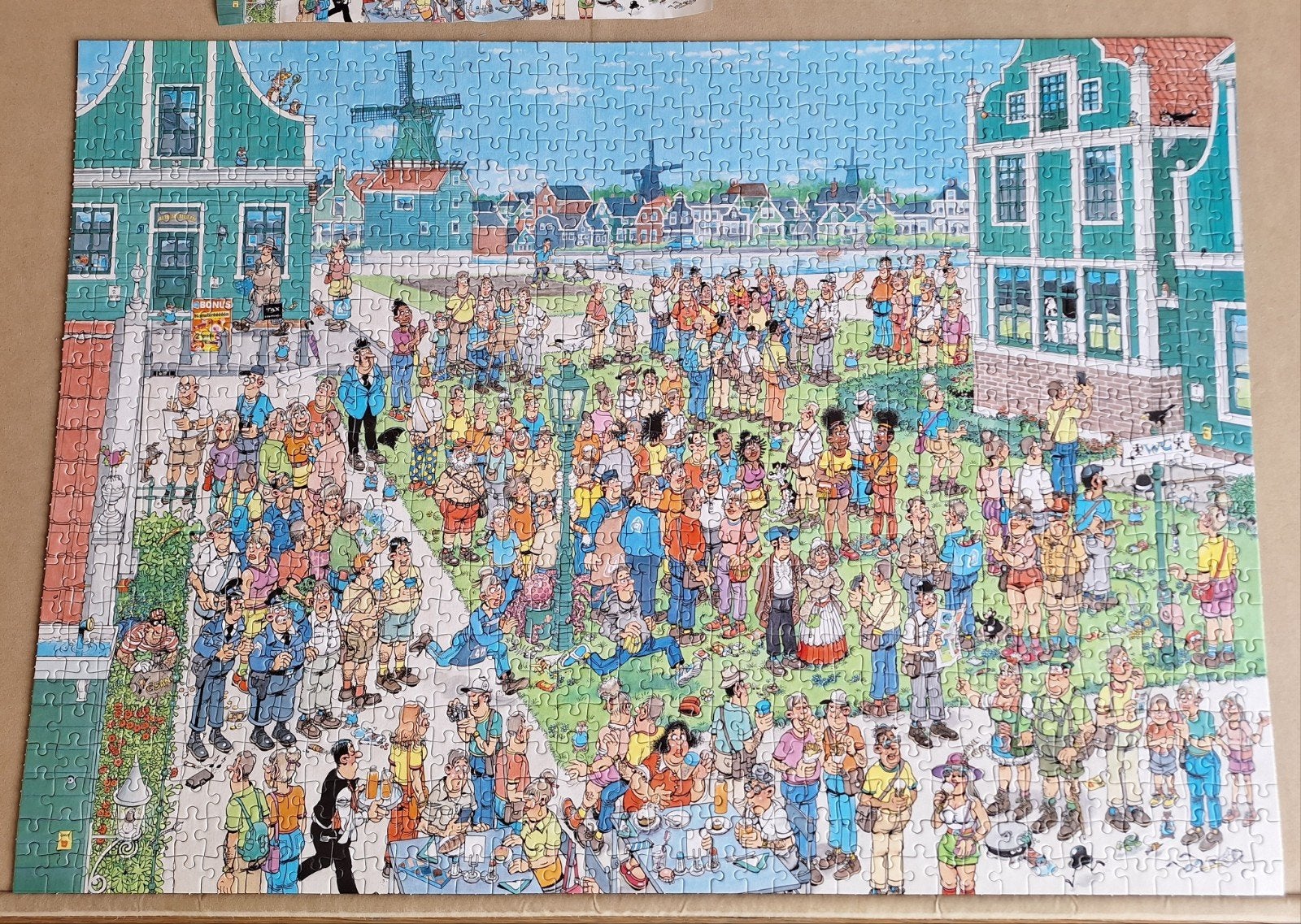 Jan van Haasteren puzzel 1000 stukjes, Ophalen of Verzenden, 500 t/m 1500 stukjes, Zo goed als nieuw
