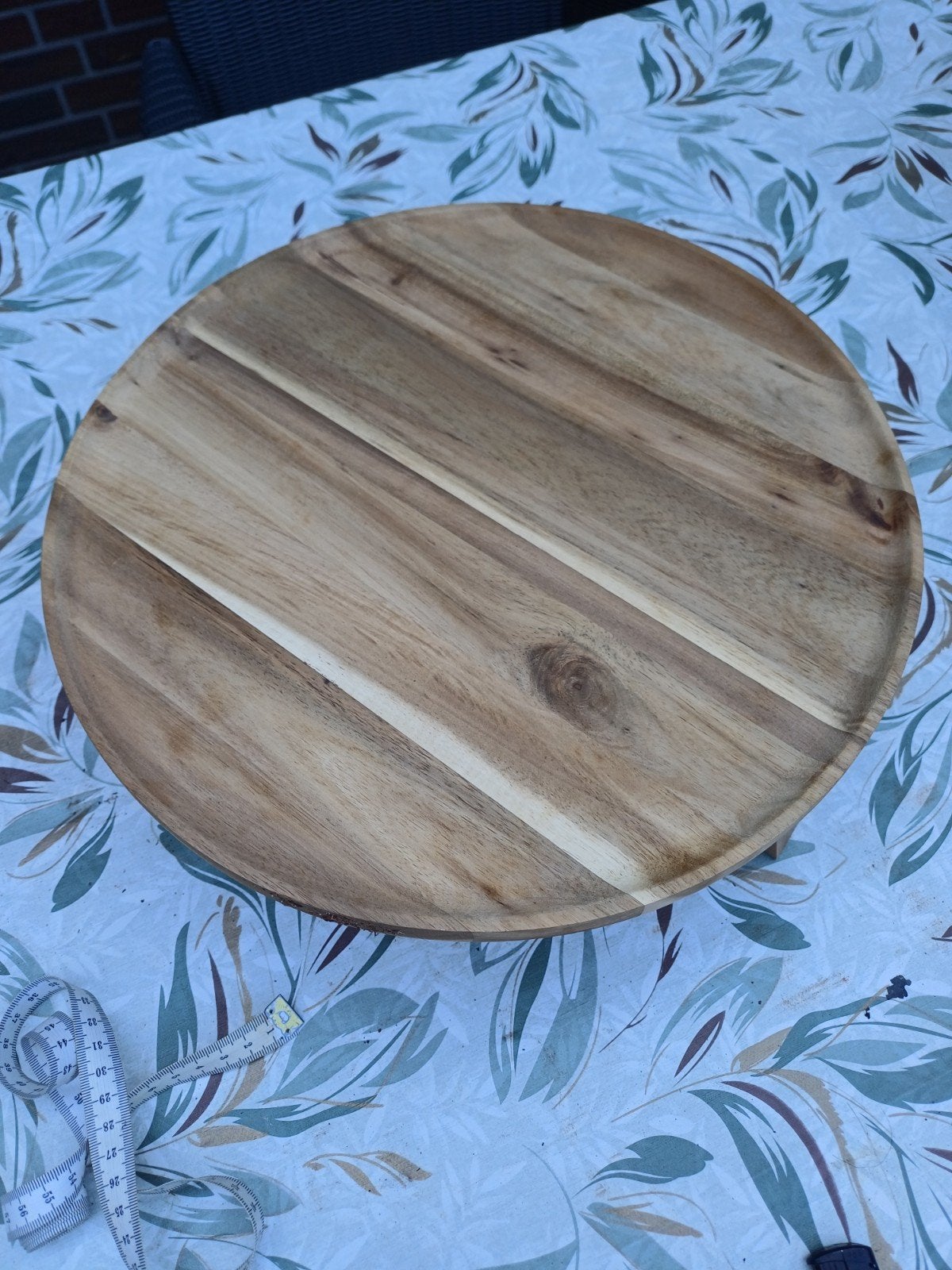 Ikea dienblad  plateau op pootjes nieuw., Ophalen, Rond, Nieuw, Serveerplateau