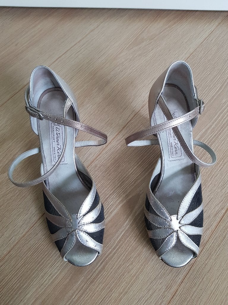 Salsa schoenen, Sport en Fitness, Dansen, Ophalen, Zo goed als nieuw, Schoenen