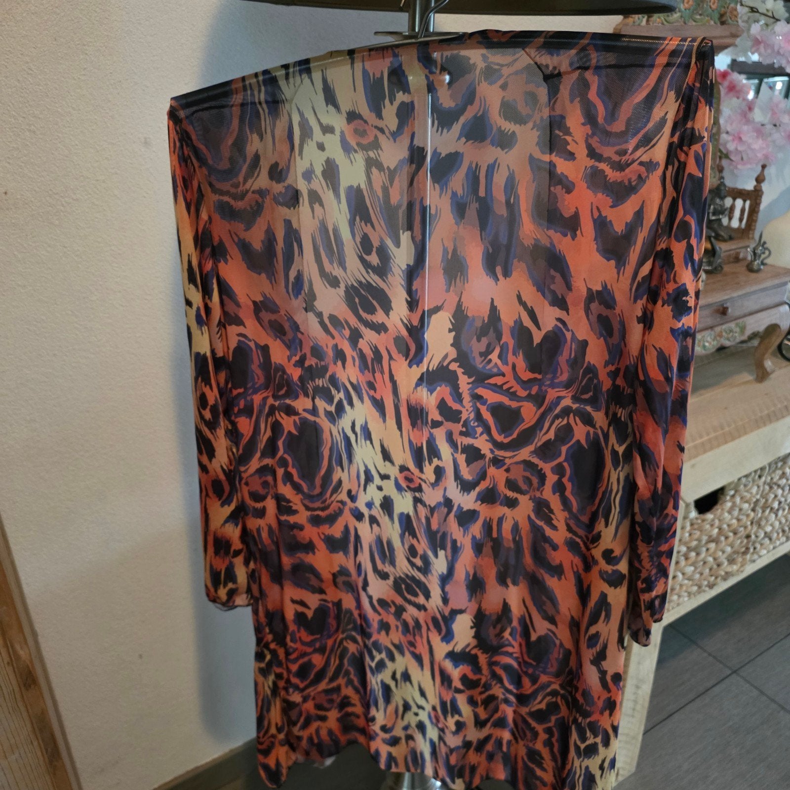 Kimono met dierenprint - Maat M, Kleding | Dames, Ophalen of Verzenden, Zo goed als nieuw, Meerkleurig