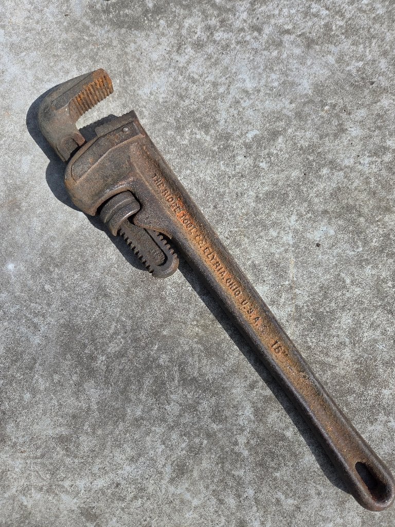 Rigid pijptang, Ophalen, Gebruikt, Ridgid