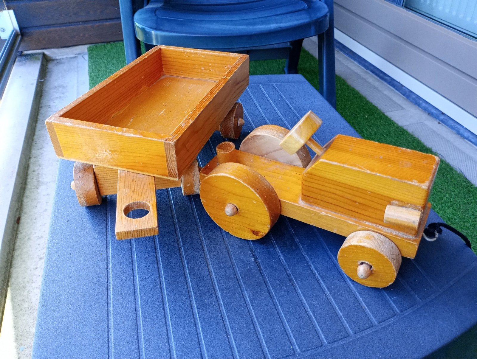 Houten wagens vintage, Ophalen of Verzenden