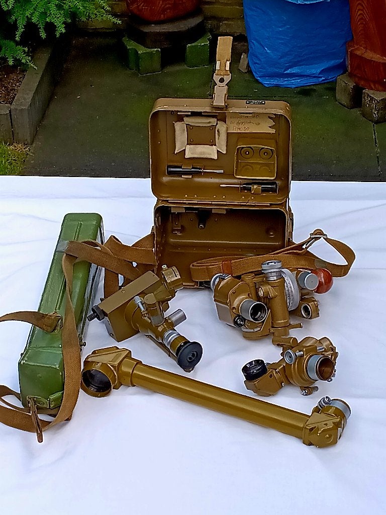 Periscopisch Artillerie Kompas., Ophalen, Gebruikt