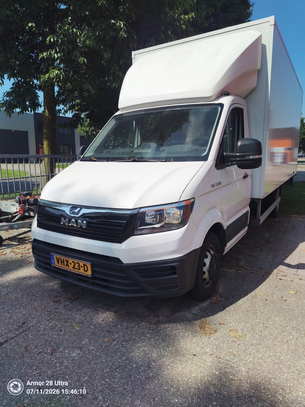 MAN TGE 2021 bakwagen nw motor, Automaat, 4 cilinders, MAN, Wit