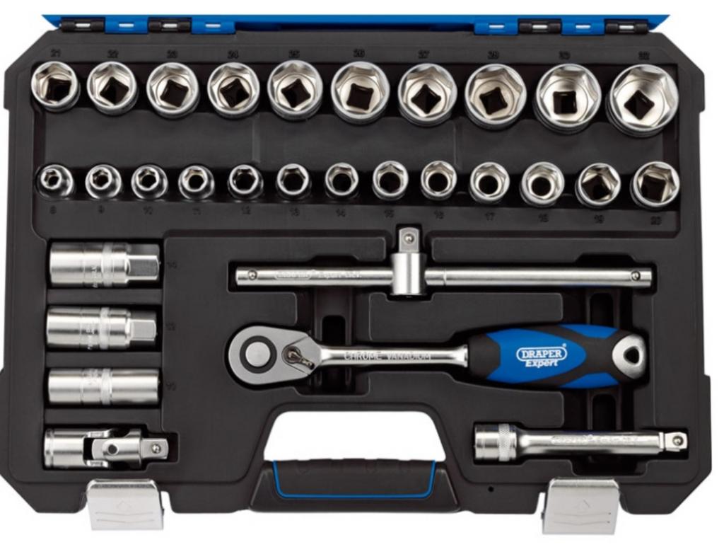Draper Expert Doppendoos Set - Chroom Vanadium, Doe-het-zelf en Verbouw, Ophalen of Verzenden, Nieuw